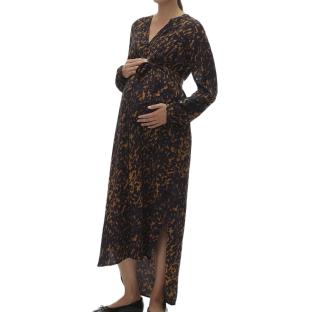 Robe Marron/Noire Femme Vero Moda Maternity Wvn vue 0