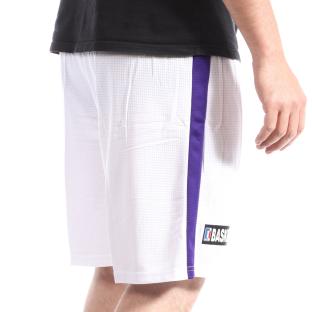 Short Basketall Blanc Homme Sport Zone Los Angeles Lakers vue 0