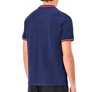 Polo Marine/Rouge Homme Kappa Logo Korpo vue 0