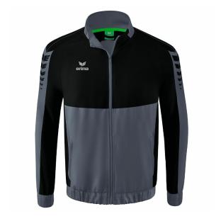 Chaqueta de presentación Erima Six Mujer Negro/Gris ver 0