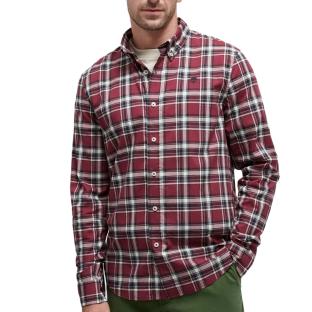 Kariertes Hemd Marine/Bordeaux Herren Timberland Poplin Ansicht 0
