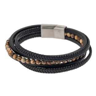 Bracelet Noir Homme Geographical Norway 315104 vue 0