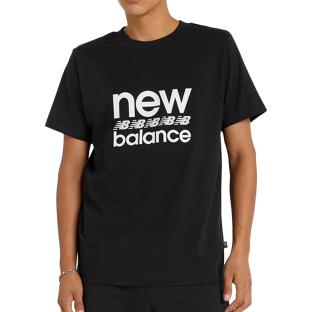T-Shirt Noir/Blanc Homme New Balance Sport Essentials vue 0
