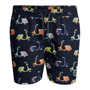 Schwarzer Herren-Badeanzug von Jack & Jones, Modell „Haruba“ Ansicht 0