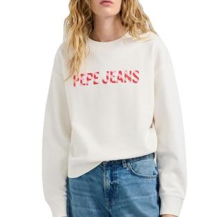 Women’s White Sweatshirt by Pepe Jeans in Celeste Mousse Photo of the Espace des Marques %store% store - view of %key%