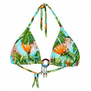 Top de bañador turquesa/verde para mujer Grain de Sable Ficelle ver 0