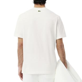 T-shirt Ecru Homme Lacoste TH0284 vue 0