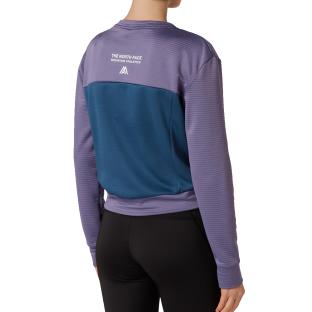 Sweat Violet Femme The North Face Plus Crew vue 0