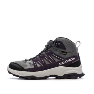 Chaussures de randonnées Grises/Noires Femme Salomon Thundercross vue 0