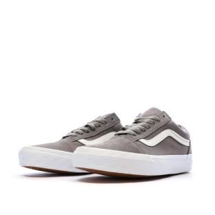Zapatillas gris mujer Vans Old Skool Check Bumper ver 0