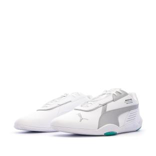 Baskets Blanc Homme Puma Mercedes Mapf1 R-cat Machina vue 0