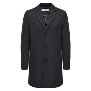 Only &amp; Sons Abrigo Maylon Azul Marino Hombre ver 0