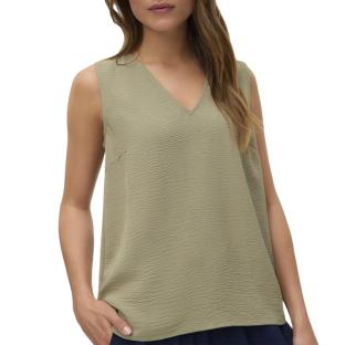 Top Kaki Femme Vero Moda Malva vue 0