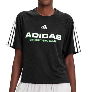 T-shirt Noir Femme AdidasTiro Q3 vue 0