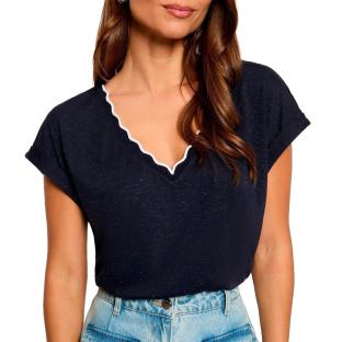 T-Shirt Marine Femme Morgan DIANA vue 0