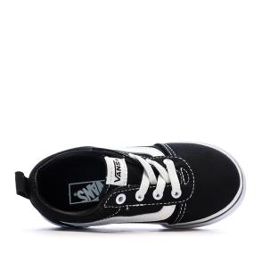Baskets Noires/Blanches Enfant Vans Ward Slip-on vue 0