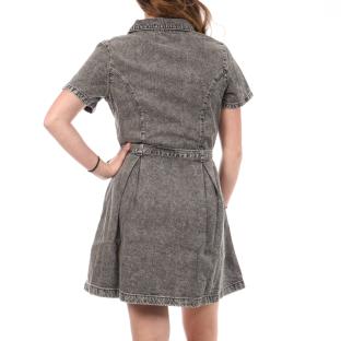 Kleid Grau Frau Jennyfer DULONJ Ansicht 0