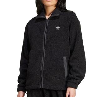 Schwarze Jacke Women Adidas Teddy Fl Ansicht 0