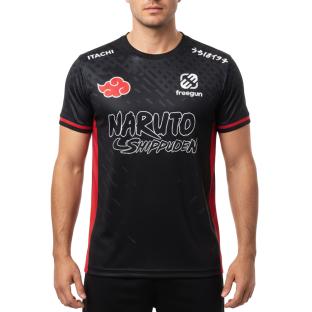 Camiseta de hombre de microfibra negra Freegun Naruto Shippuden Itachi ver 0