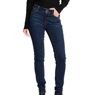 Jean Skinny Bleu Foncé Femme Morgan 201-POM.P vue 0