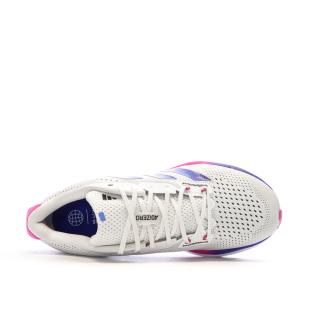 Chaussures de running Blanches Homme Adidas Adizero vue 0