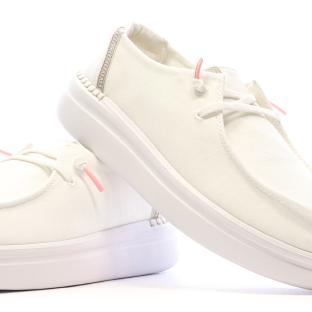 Chaussures Blanches Femme Hey Dude Wendy Rise vue 0