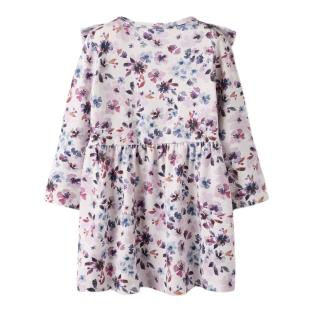 Robe Fleuris Rose/Blanc Fille Name it Fkayla vue 0