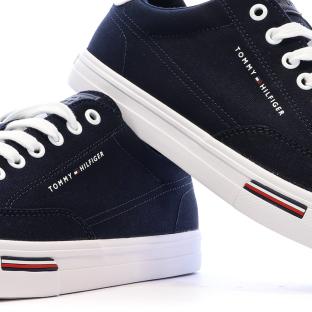 Baskets Marine Homme Tommy Hilfiger Vulc Core Rwb vue 0