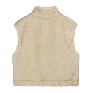 Teddy Smith Beige Women’s Sleeveless Faux Fur Cardigan lou Photo of the Espace des Marques %store% store - view of %key%