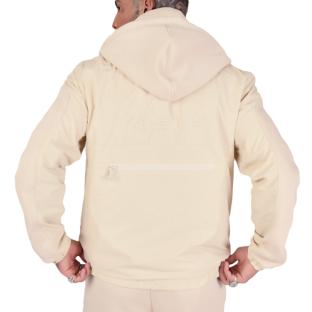 Veste à Capuche Écru Homme Project X Paris Matelassage vue 0