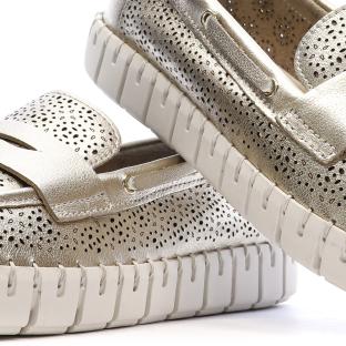 Chaussures de ville Dorées Femme Carmela Oro vue 0
