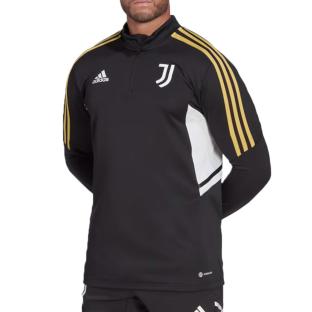 Juventus Sweat 1/4 zip Noir Homme Adidas 2022 vue 0