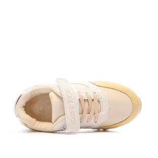 Baskets Beige/Jaune Fille Lotto Verone vue 0