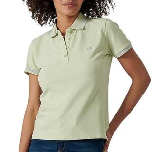 Women's green polo shirt Kaporal JULE Photo of the Espace des Marques %store% store - view of %key%