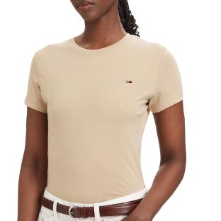 T-shirt Beige Femme Tommy Hilfiger Tjw C vue 0
