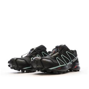 Chaussures de trail Noir/Bleu Femme Salomon Speedcross 4 W vue 0