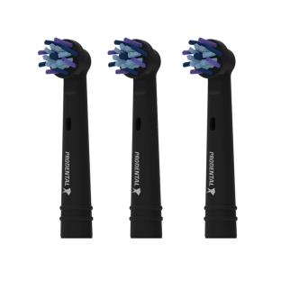 x3 Brossettes Rotative de Rechange Noir Prodental Multi Action vue 0