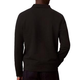 Polo negro para hombre Calvin Klein Jeans Monog ver 0