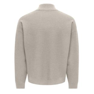 Beiger Herren-Trucker-Pullover von Only & Sons Carter Ansicht 0