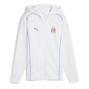 OM White Junior Puma Zip Sweat 24/25 Photo of the Espace des Marques %store% store - view of %key%