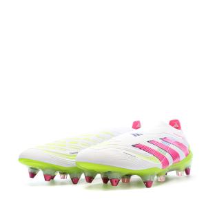 Chaussures de Foot Blanc/Rose Adidas Predator Elite Ll SG vue 0