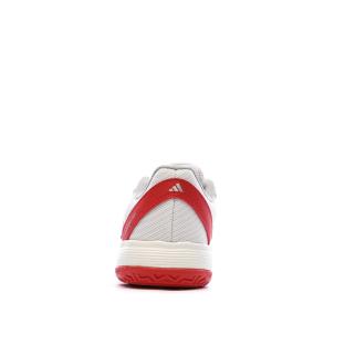 Chaussures de tennis Blanches/Rouges Garçon Adidas Courtflash vue 0