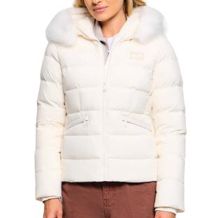 Tommy Hilfiger Women’s White Hooded Puffer Jacket Photo of the Espace des Marques %store% store - view of %key%