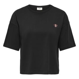 T-Shirt Noir Femme JDY Cally vue 0