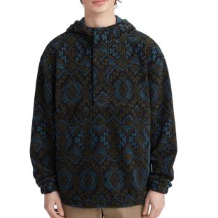 Sudadera polar con capucha para hombre con estampado geométrico en azul y negro de O'Neill Superfleece ver 0