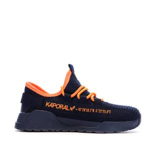 Baskets Marine/Orange Garçon Kaporal Dofini vue 0