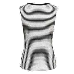Camiseta sin mangas negra y blanca para mujer JDY Sissy ver 0