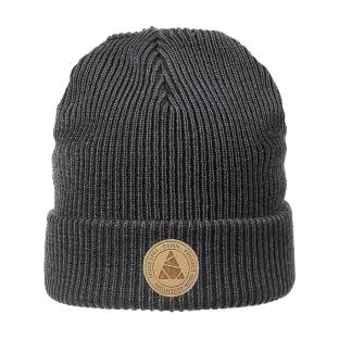 Bonnet en maille côtelée Noir Homme Cairn Eva Graphite vue 0