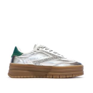 Silver/Green Women’s Teddy Smith Trainers 120305 Photo of the Espace des Marques %store% store - view of %key%