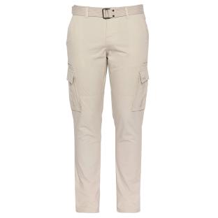 Pantalon Cargo Beige Homme Schott TRASSAULT vue 0